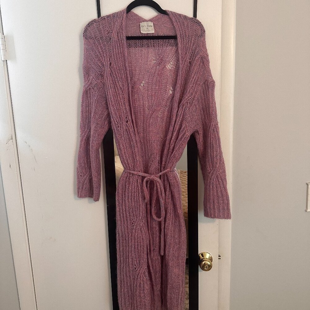 Forte Forte Purple Cardigan Tie Cardigan